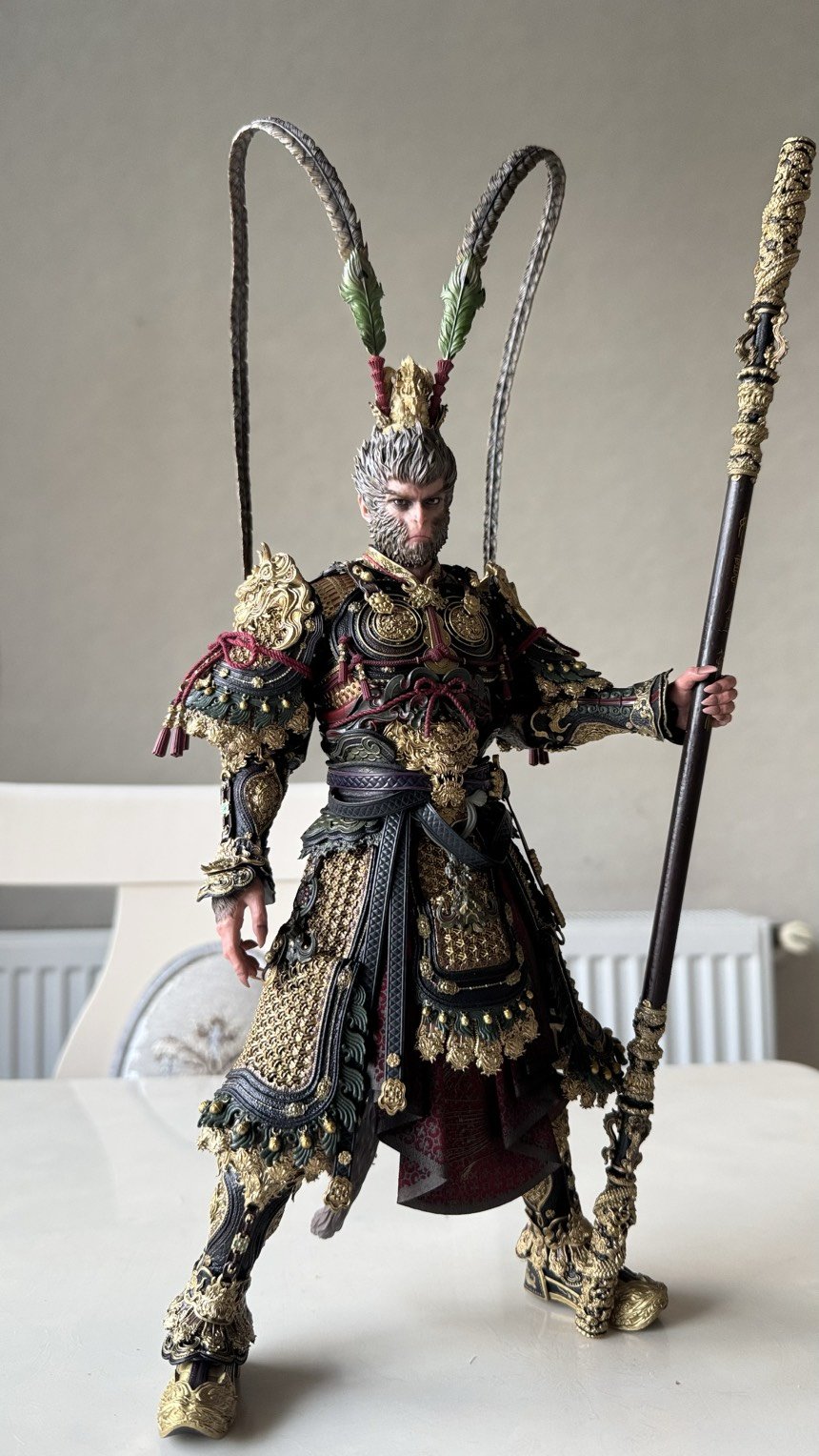 【模型水】不枉我等了一个多月，黑吗喽大圣甲终于不再是光脚吗喽了1