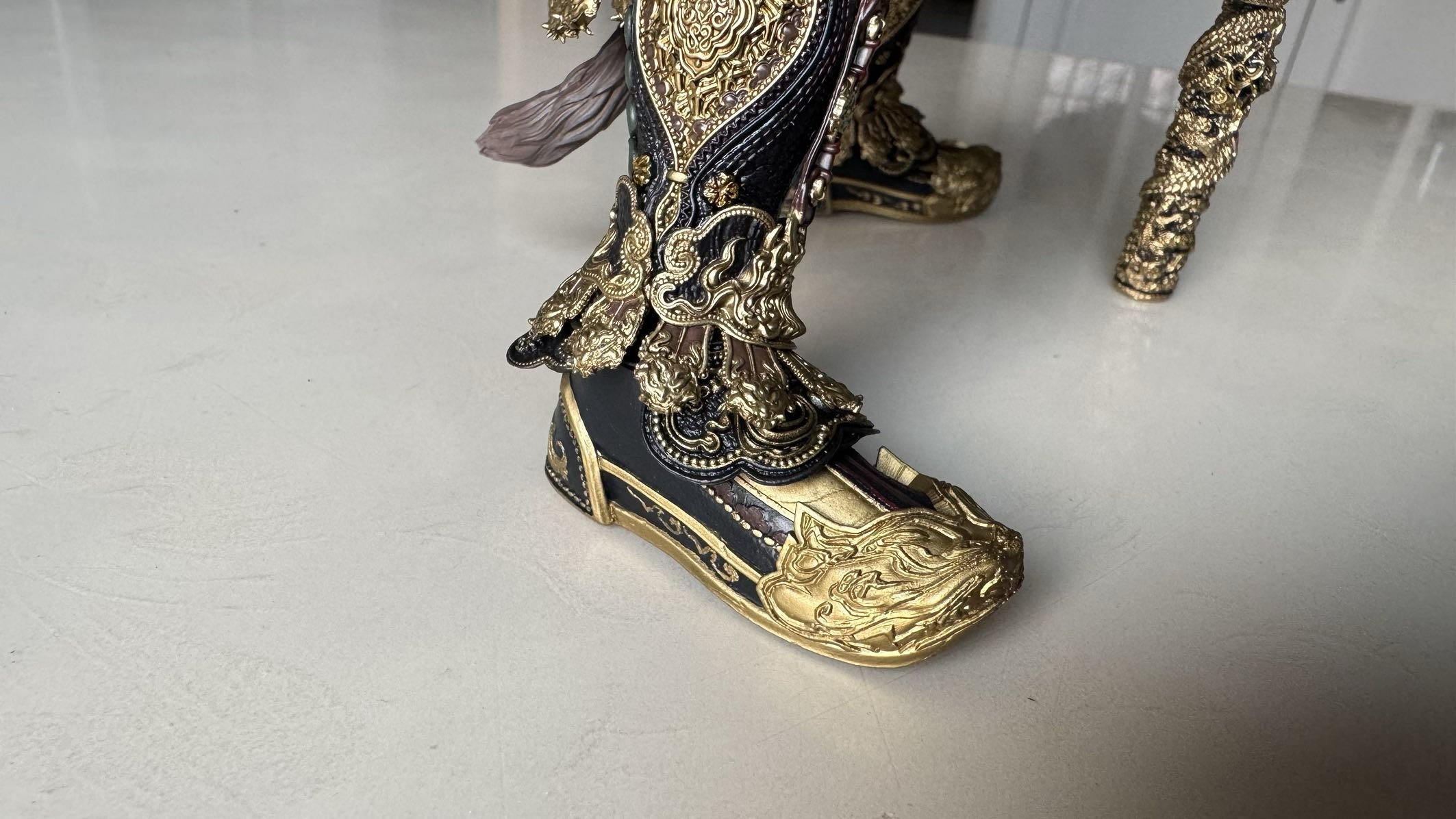 【模型水】不枉我等了一个多月，黑吗喽大圣甲终于不再是光脚吗喽了2