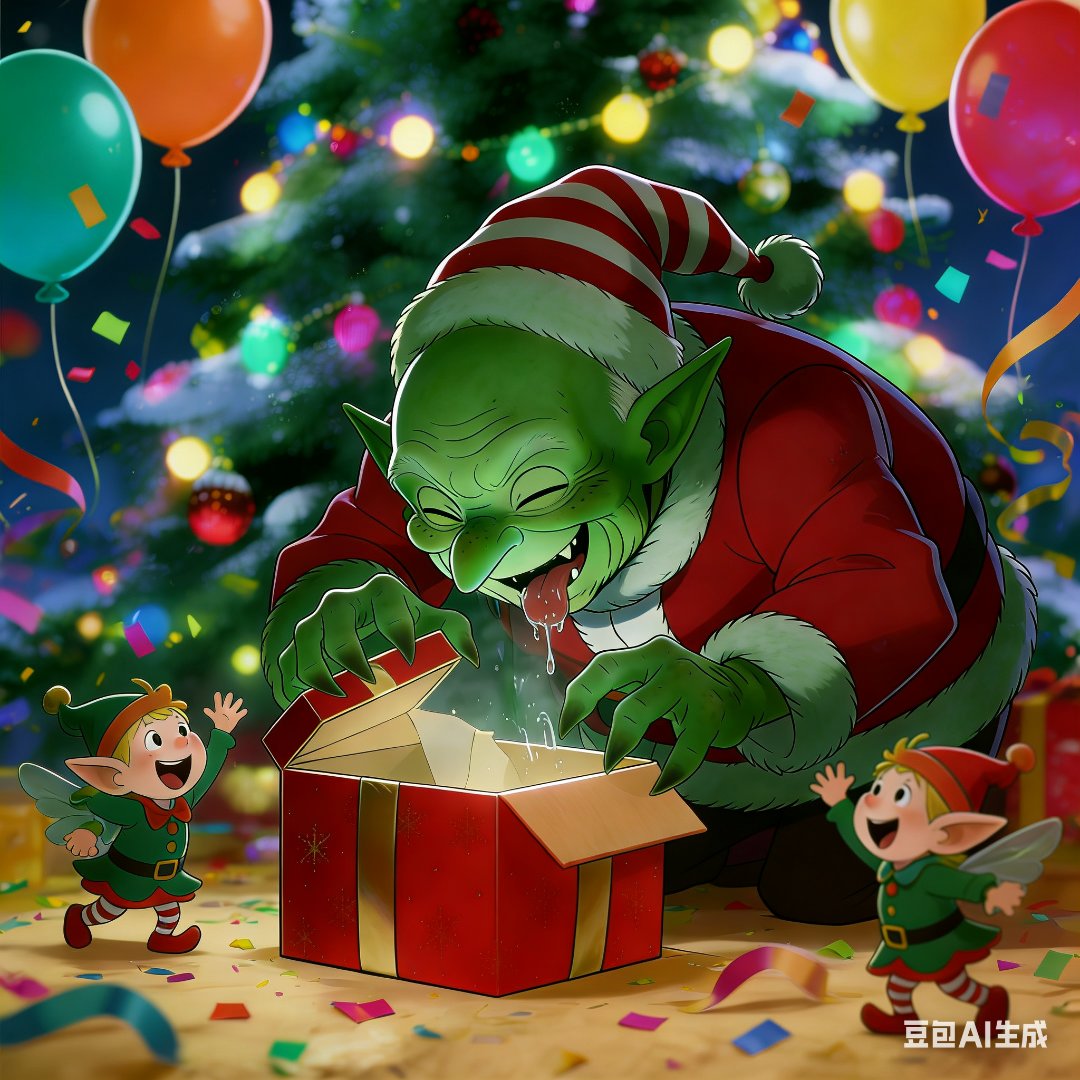 哥布林的圣诞礼物到了1