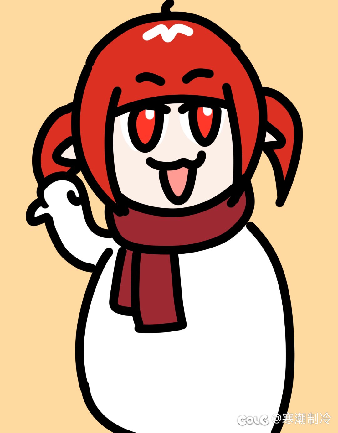 井盖:急了（表情包绘制）1