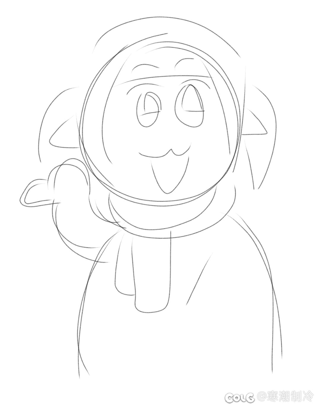 井盖:急了（表情包绘制）3