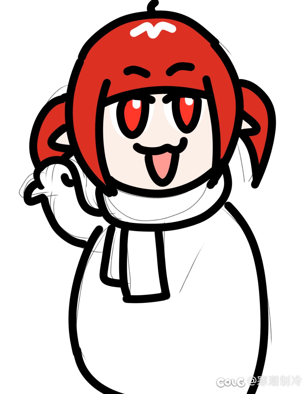 井盖:急了（表情包绘制）6