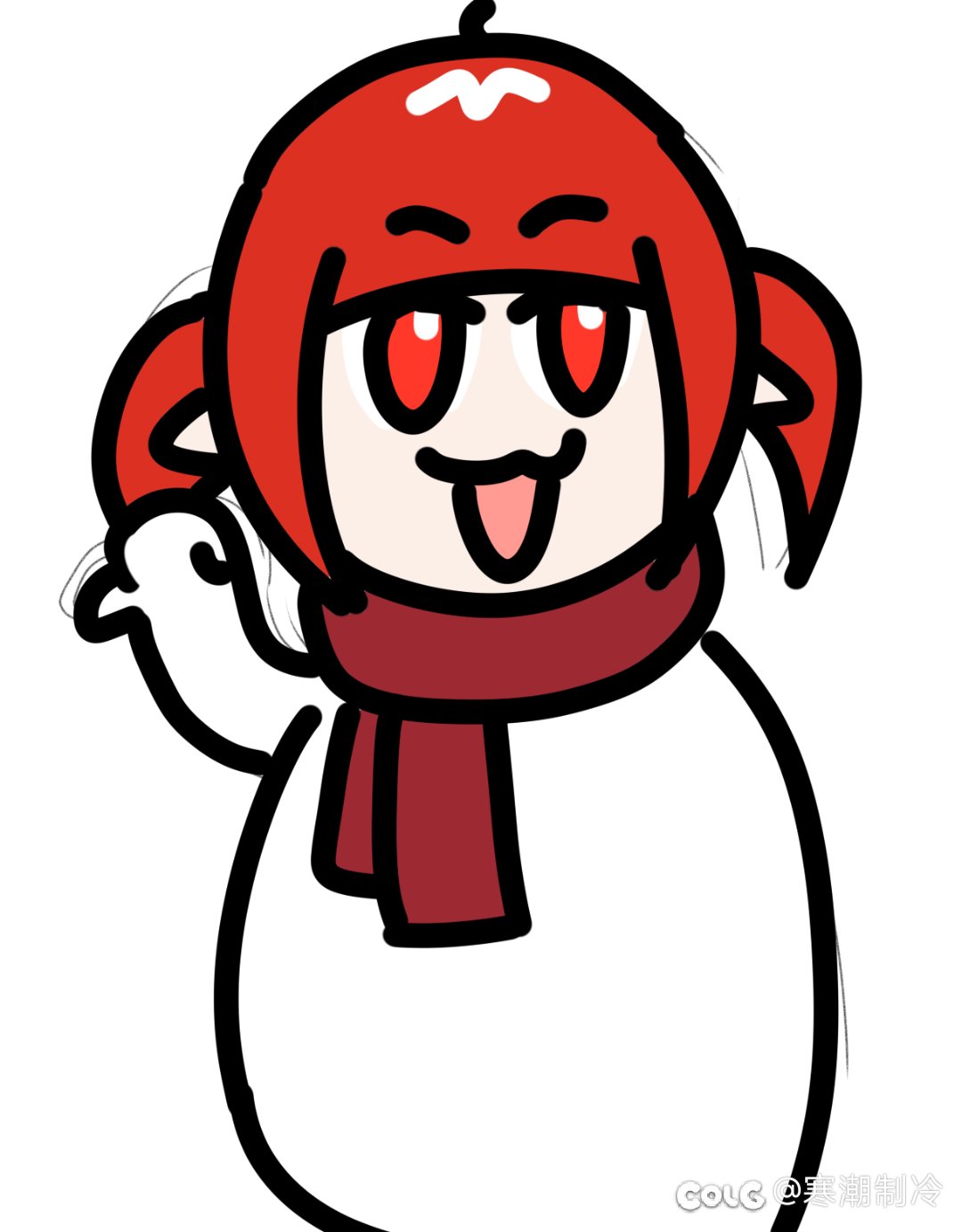 井盖:急了（表情包绘制）7