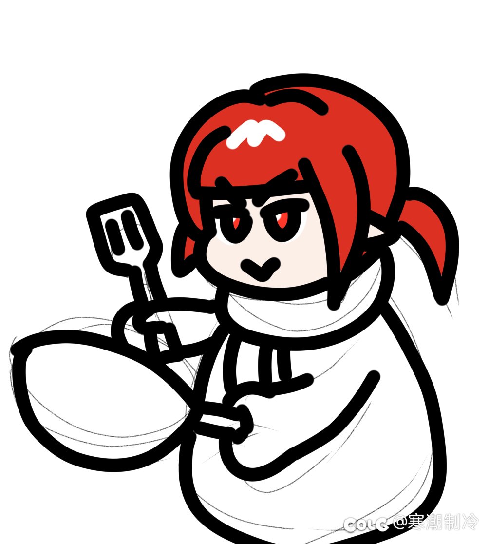 井盖:炒使你，小东西（表情包绘制）6