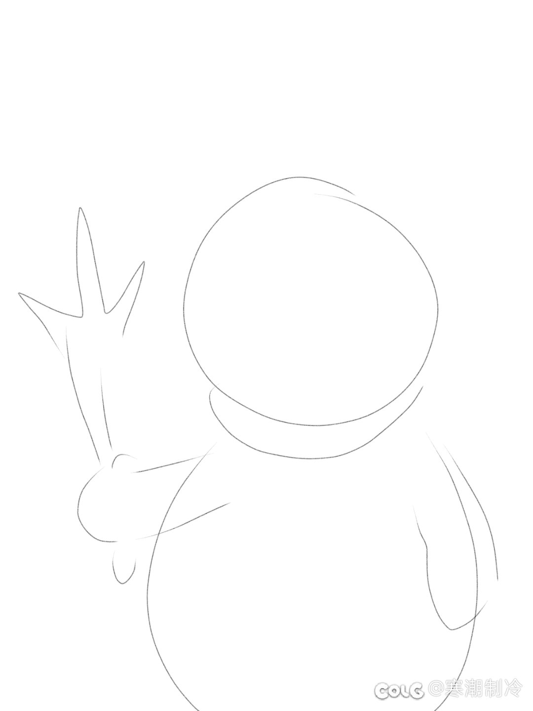 井盖:你算哪根葱（表情包绘制）2