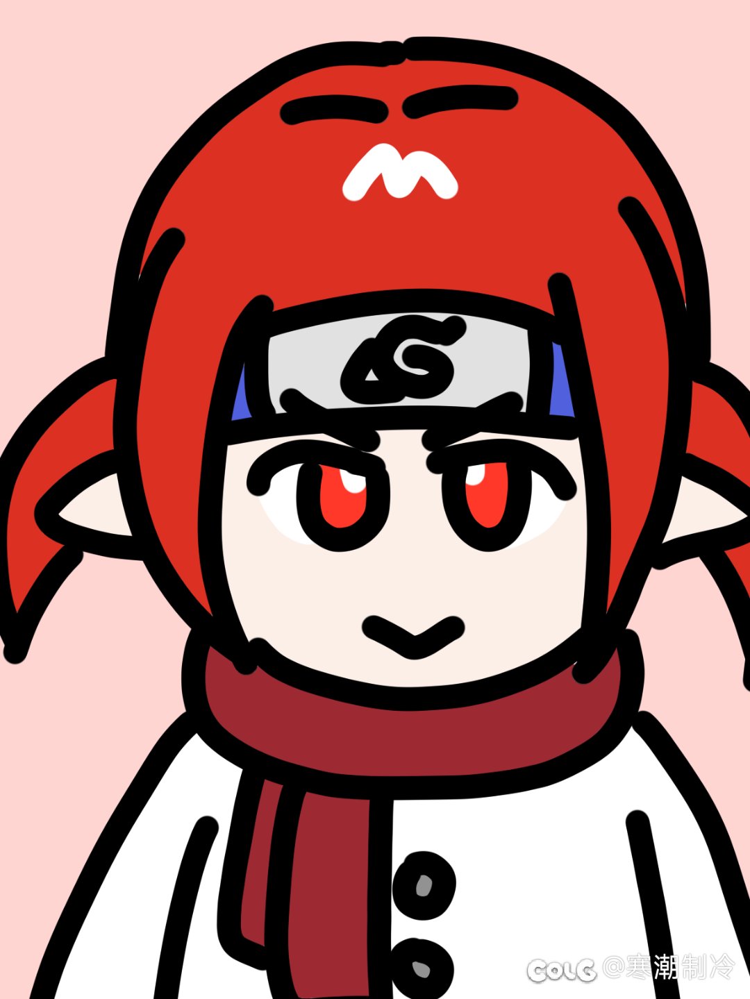 井盖:我曾经也是个忍者（表情包绘制）1