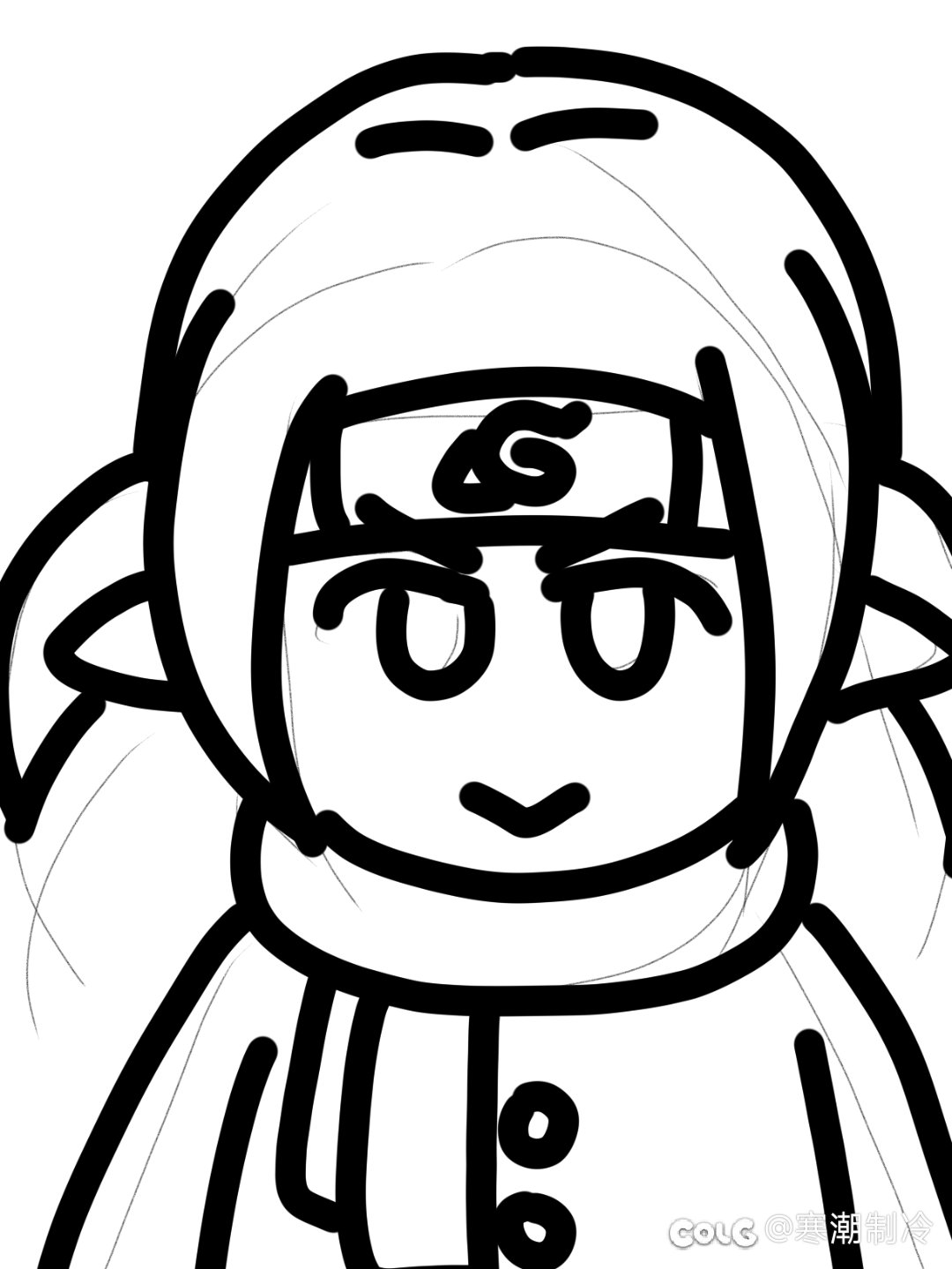 井盖:我曾经也是个忍者（表情包绘制）4