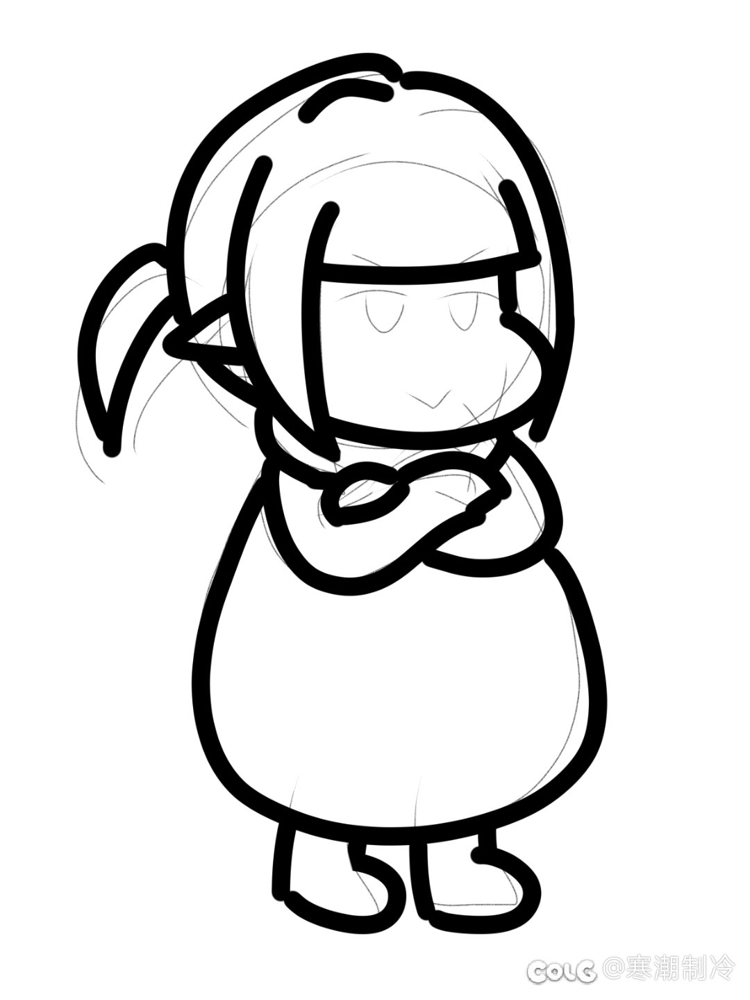 井盖:可把我牛必坏了（表情包绘制）4