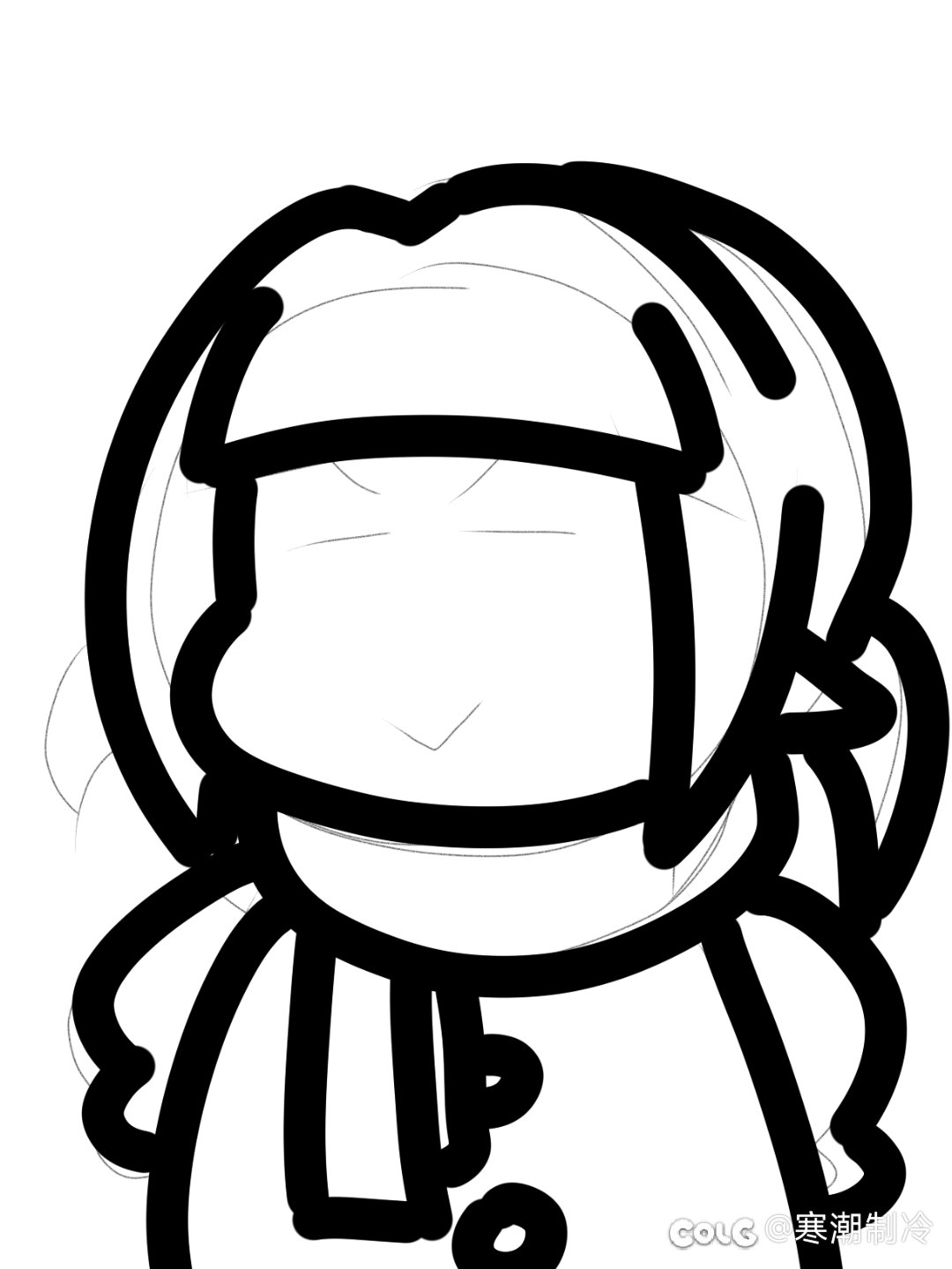 脸肿井盖（表情包绘制）4