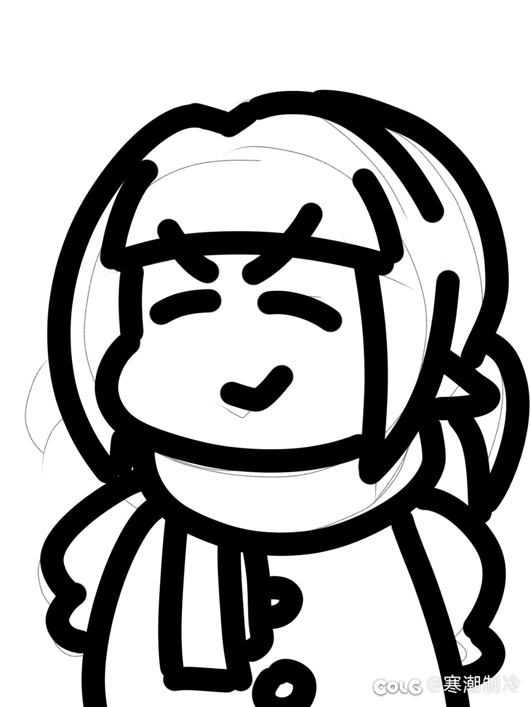 脸肿井盖（表情包绘制）5