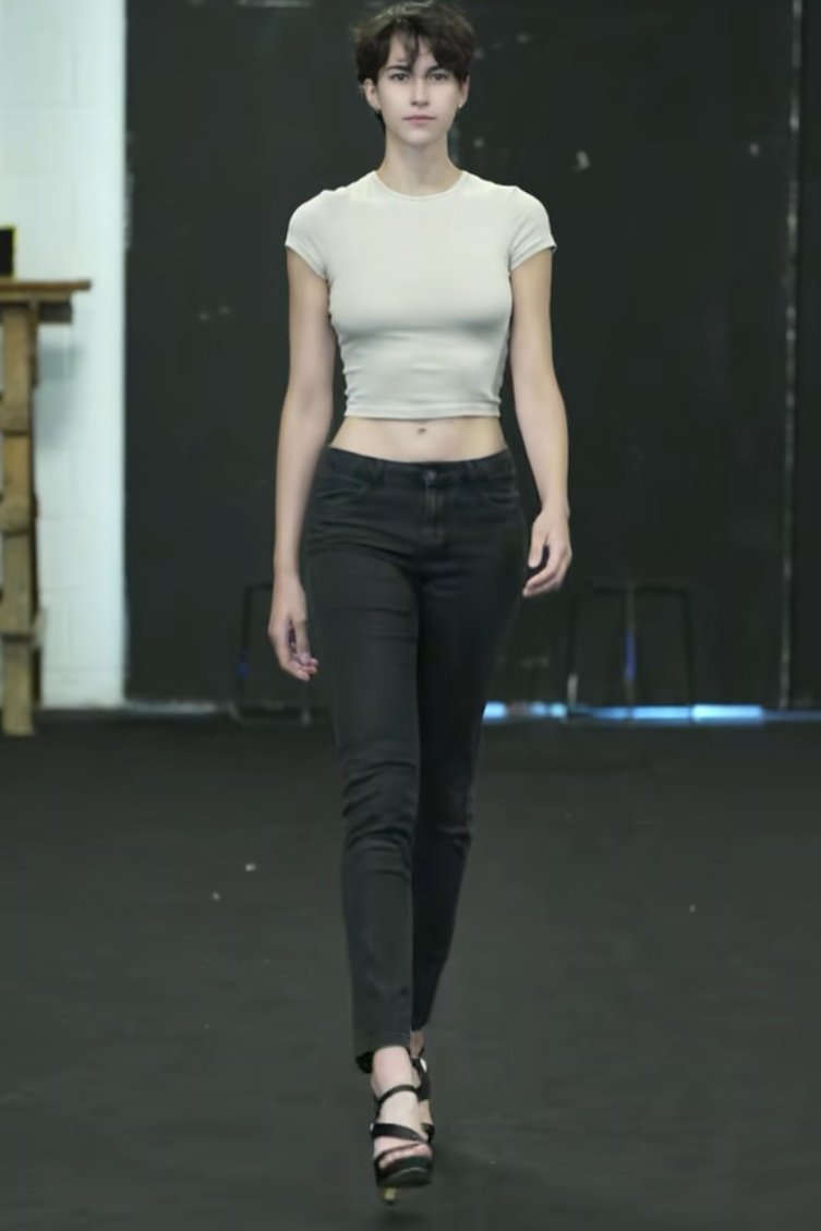 这女的帅的跟Ai似的，美的雌雄难辨！3