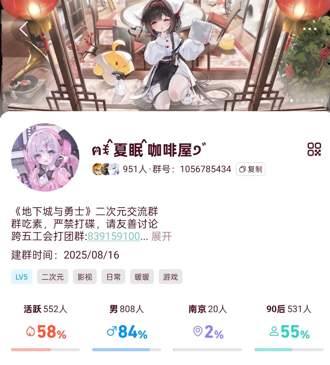 跨五二次元交流群收人1