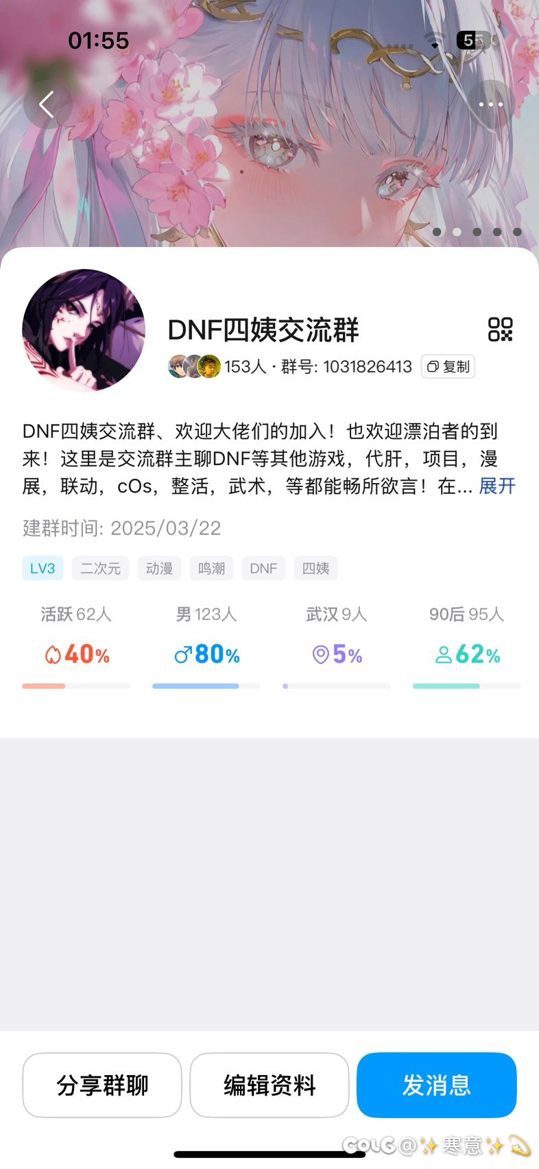 唯一官方认证DNF四姨交流群1