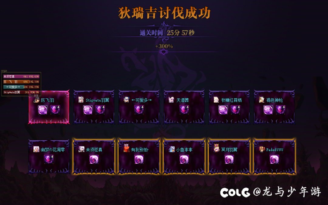 狄瑞吉4倍血竞速过了1