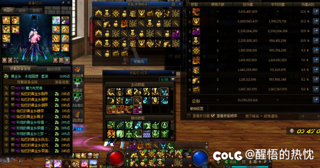 有没有大佬帮忙看看这个伤害伤害占比对吗1