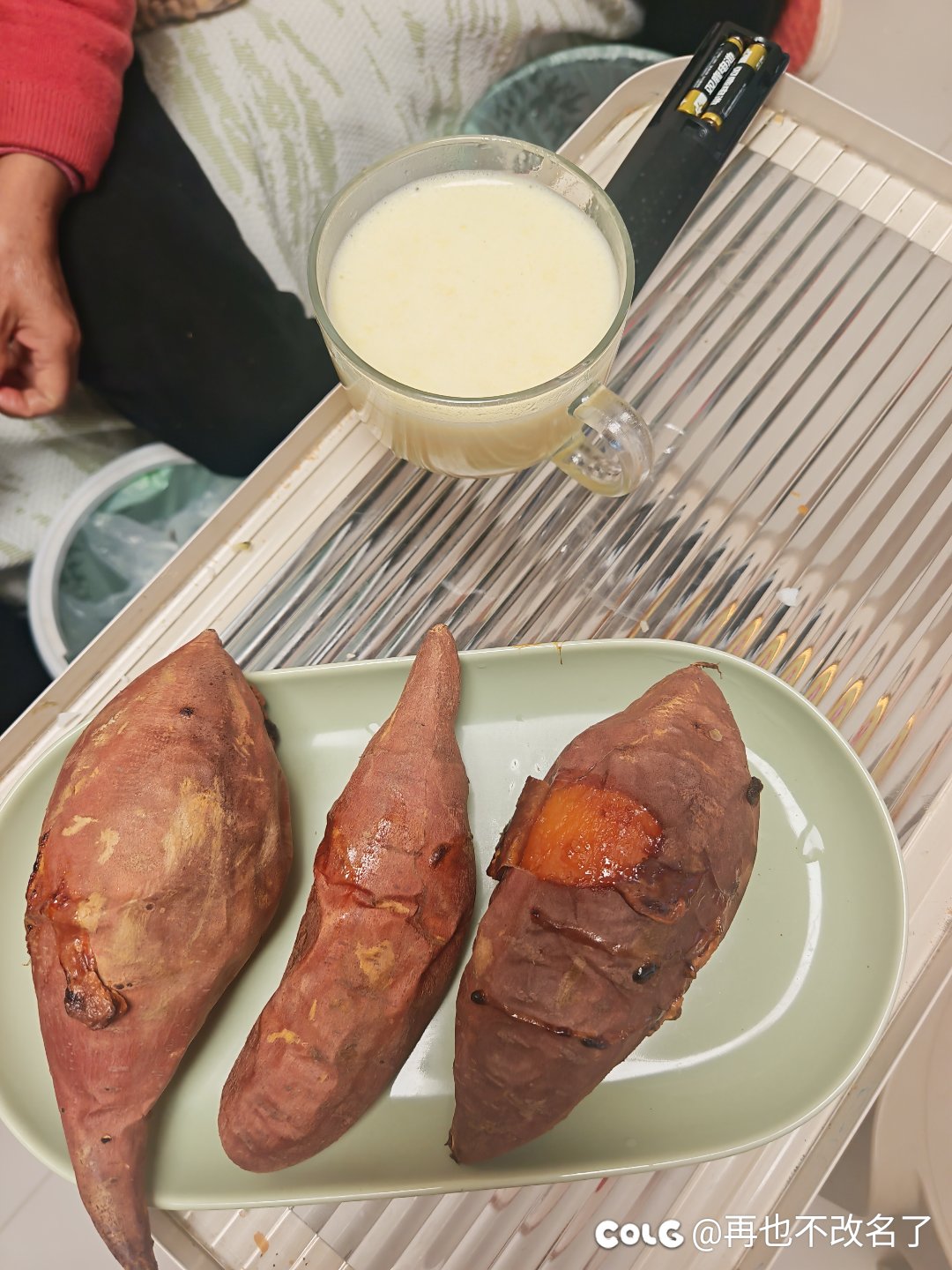 空气炸锅红薯出锅啦1