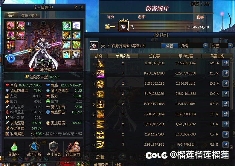 分享一下主玩的角色，欢迎大家锐评9