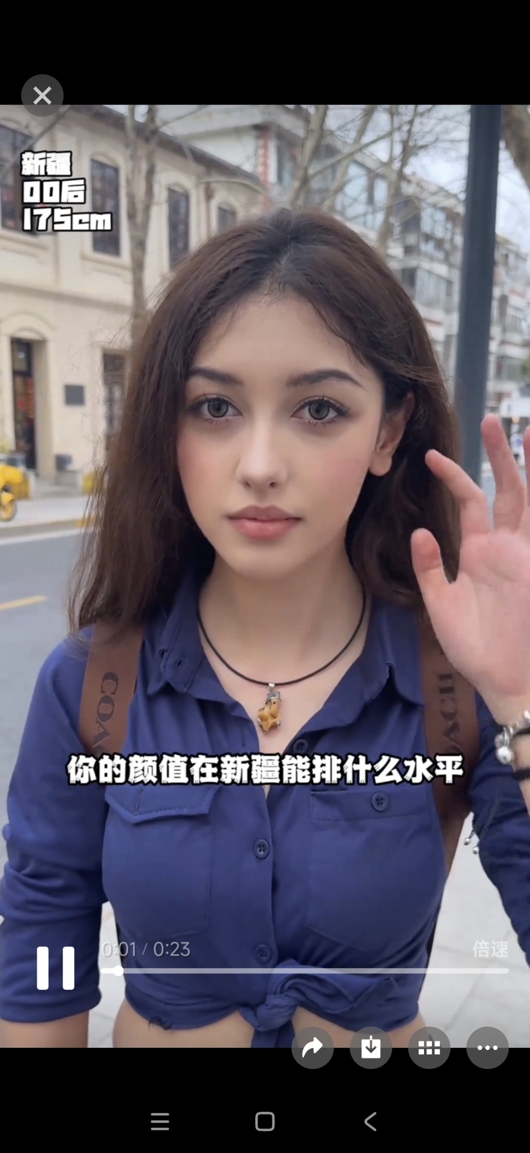 新疆中下等颜值水平1