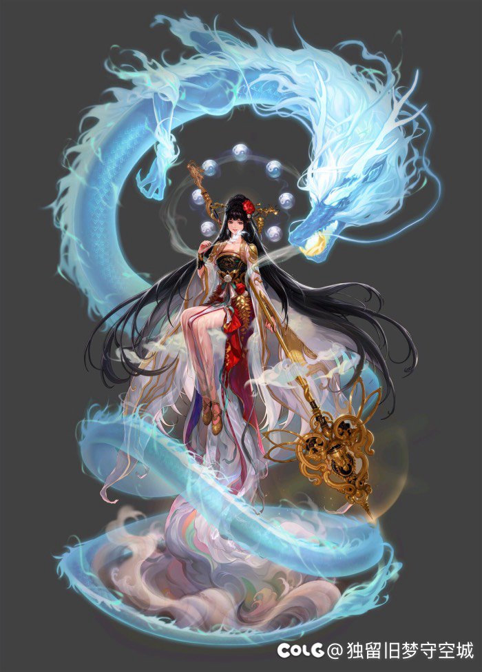 AI高清立绘AI水墨画报1